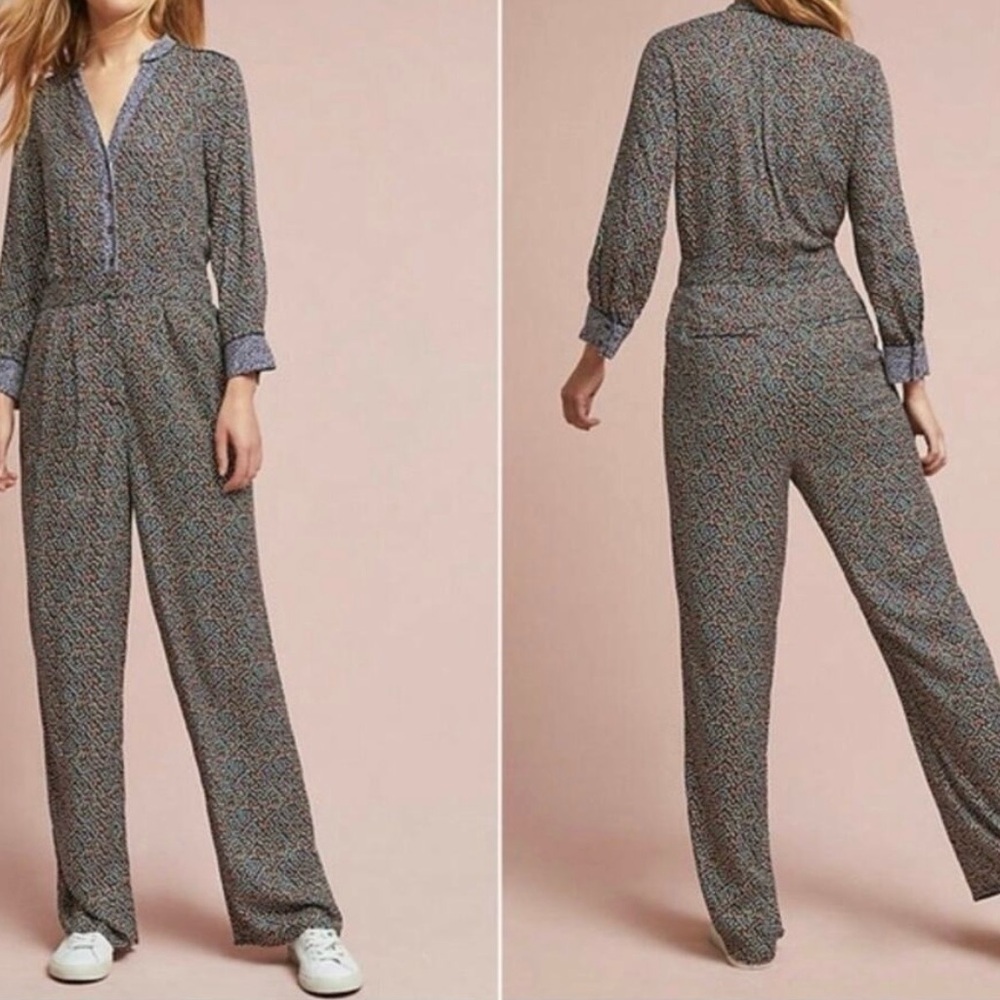 Anthropologie ETT:TWA Christine Jumpsuit - size 8